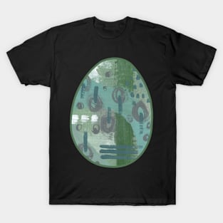 Art Acrylic artwork abstract Easter Egg T-Shirt